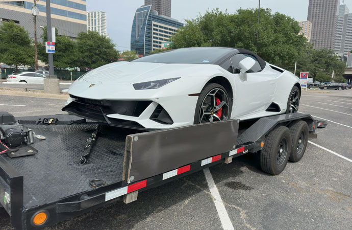 Trailer for lowered vehicles DFW