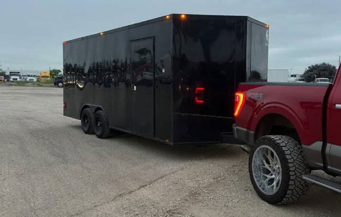 Reliable Enclosed Flatbed Trailer